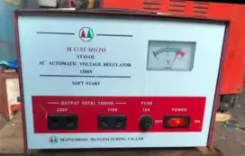 jual murah stabilizer mesin stavol matsumoto 1500N voltage regulator
