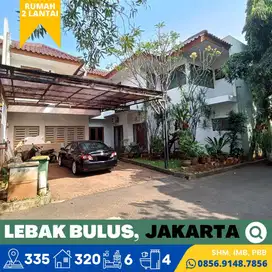 Rumah dijual Murah, Luas ada kolam renang Lebak Bulus, Cilandak JakSel