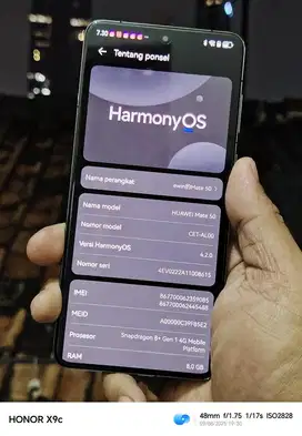 Huawei Mate 50 8/256Gb Beacukai Unit only bisa Tt