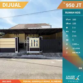 Dijual Rumah Kos Bersih Terawat di Karanglo Indah Malang