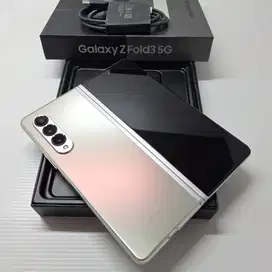 PERFECT 99.99% SAMSUNG GALAXY Z FOLD 3 5G 12/512  SILVER SEIN NO MINUS