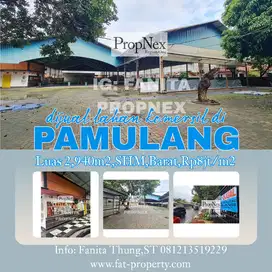 Dijual lahan komersil di Parakan,Pamulang,TangSel luas 2940m2