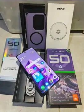 Infinix Note 50 Pro 4G – 8/256GB
Fullset • Mulus • Garansi On
