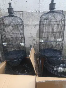 Kandang love bird BRU jeruji tebel tangkringan cepuk