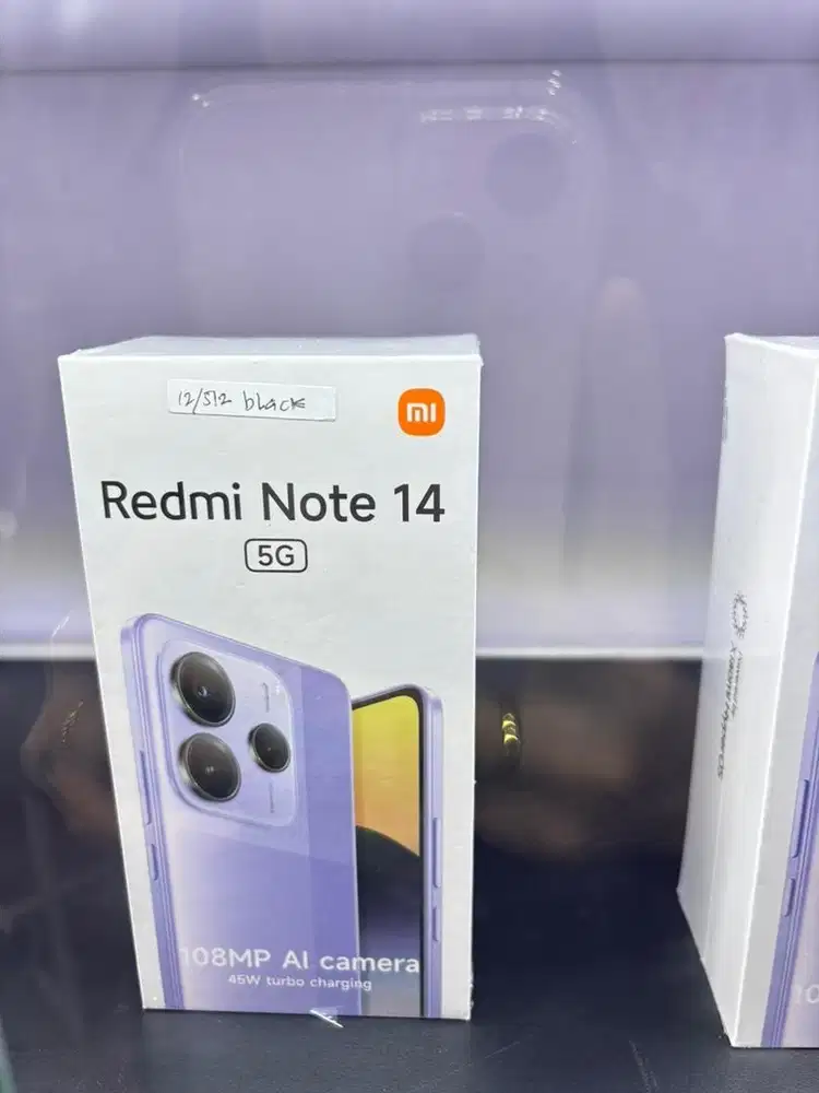 Redmi note 14 5G Ram 12/512gb baru garansi resmi nasional