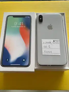 IPHONE X 256GB INTER REGIST PERMANEN BERGARANSI