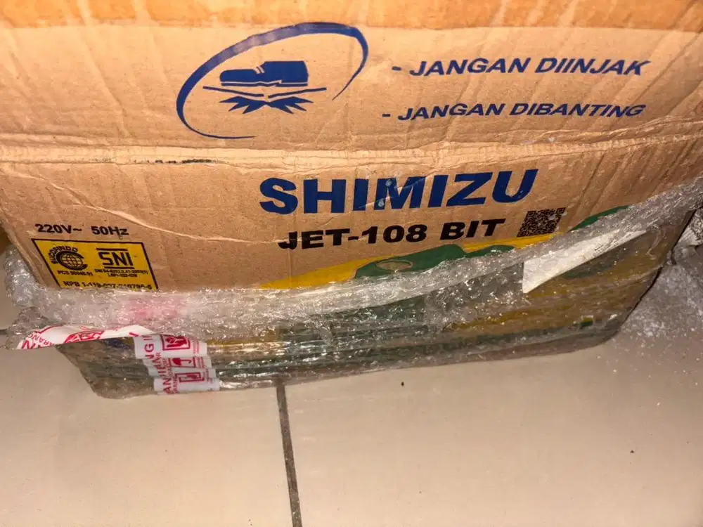 Mesin air Shimizu jet 108 bit masih baru
