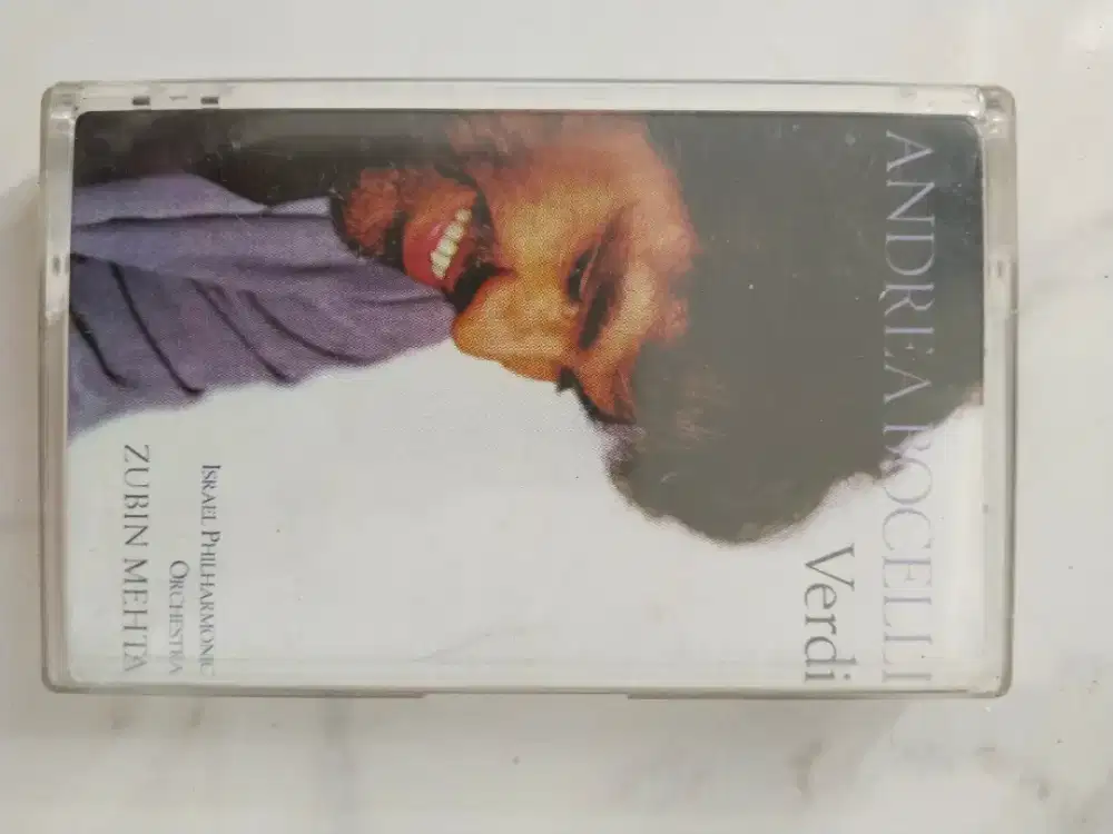 Kaset Pita Andrea Bocelli Album Verdi