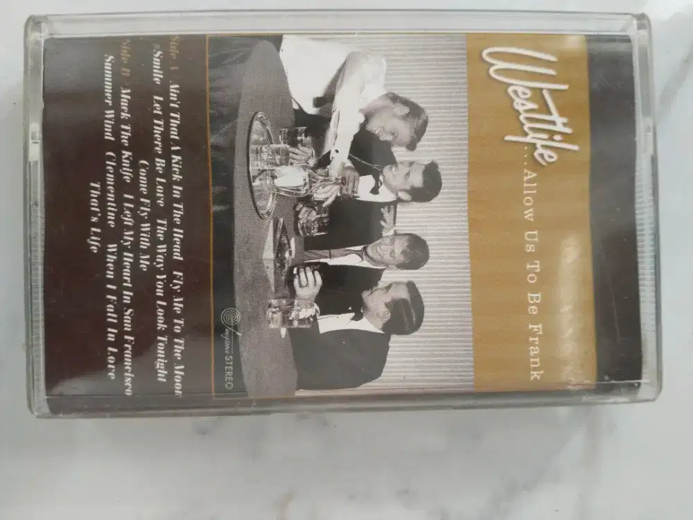 Kaset Pita Westlife Album Allow Us to be Frank