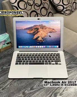 MACBOOK AIR 2017 13” i5 8/128GB GARANSI CC RENDAH ORIGINAL