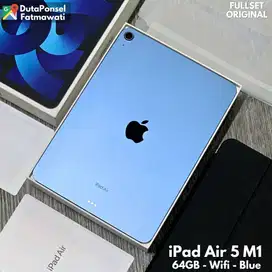 IPAD AIR 5 M1 64GB BLUE MULUS FULLSET ORIGINAL