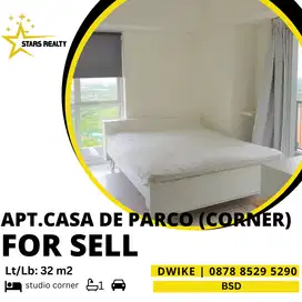 DIJUAL Termurah Apartemen Studio Corner Casa de Parco BSD