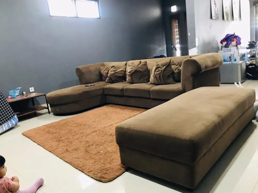 Sofa bed mewah sofa l jumbo