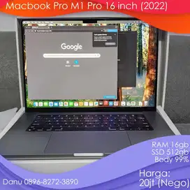 Macbook Pro M1 Pro 2022 16 inch