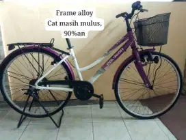Ori Polygon, frame Alloy, cat masih mulus