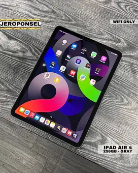 IPAD AIR 4 256GB WIFI ONLY BH 85% MULUS UNIT CHARGER GARANSI