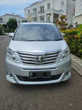 Toyota Alphard G ATPM Bensin Silver on Beige Nik 2012