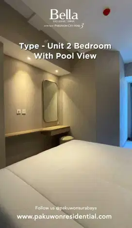 harga sale pakuwon!!! dijual unit apartement Bella PC 2BR