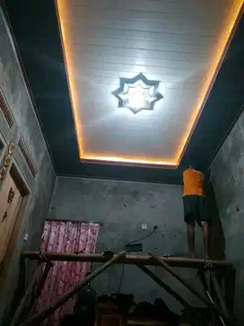 Plafon gypsum dan pvc