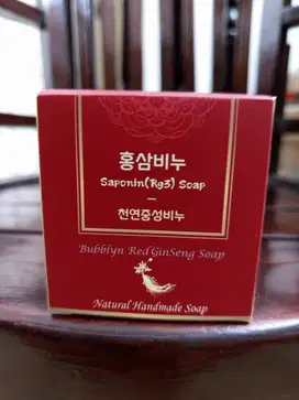Di jual Sabun Mandi Berkhasiat Saponin Terbuat Dari Ginseng Merah