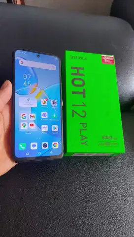 Jual hp infinix Hot 12 play fulset