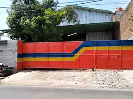 Gudang di Pinggir Jalan Raya Pisangan Tambun Utara