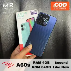 Itel A60s 4/64GB Fullset Mulus - Second Original