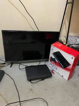 PS 3 superslim + TV led