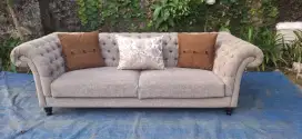 Sofa Vinoti Savot 3 Sheater Jumbo Asli Bonus Bantal Kecil Vinoti