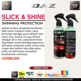 Slick & shine coating factory - spray ceramic quick detailer 250ml