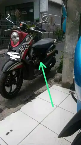 Dijual Yamaha Fino karbu 2013 mesin original BPKB