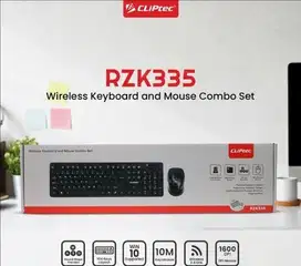 Keyboard Mouse Wireless Multimedia Combo Cliptec RZK335 Rzk-335
