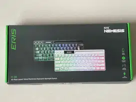 Keyboard Gaming 60% RGB NYK Nemesis K06 Eris with Phone Stand Holder
