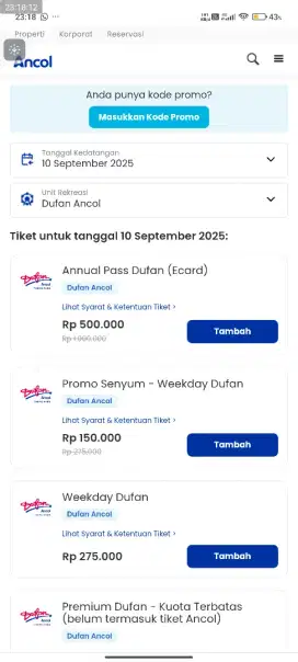 JUAL 2 TIKET DUFAN LAGI PROMO UNTUK TANGGAL 10 SEPTEMBER 2025