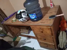 Meja Kantor Bahan Kayu Jati