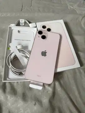 iphone 13 pink 128gb ibox pa/a bh 90% minus pemakean saja full sett