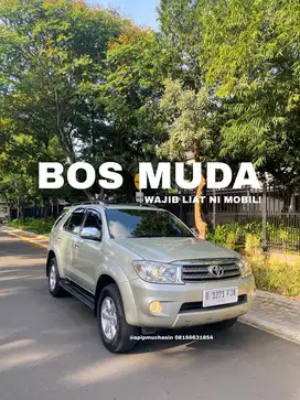 FORTUNER DIESEL MATIC TIPE G SILVER 2009 KONDISI ISTIMEWA