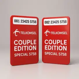 Nomor Cantik Telkomsel Seri Couple 25 5758 (harga sepasang)