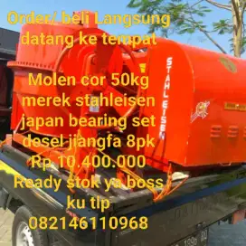 Molen cor stahleisen 50kg komplit siap pakai