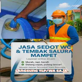 SEDOT WC MAMPET KURAS LUMPUR SEPTICTANK MURAH