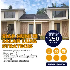 Rumahdijual Siap huni jalan luas