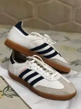 NEGO!!! Adidas Velosamba White Navy ORIGINAL Ukuran 46 Fit 45