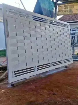 Pagar plat minimalis terbaru