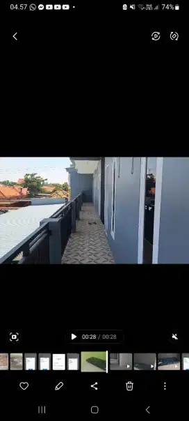 Kos Kamar mandi dapor di dlm d Candi Gelam