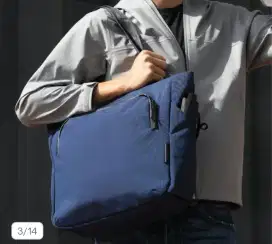 Tas Alpaka Bravo Tote Bag Pria14L Fit Laptop 16inch - Axoflux Bliue