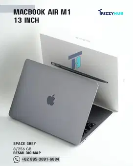 Macbook Air M1 13 Inch 8/256 GB | Like New Hanya di Cas 7x