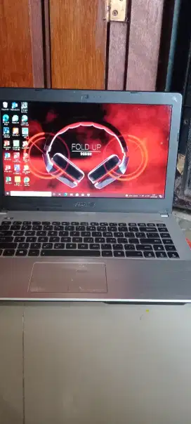 Asus x450 core i7 ram 8gb ssd 120gb hdd 500gb double vga bekasi cod