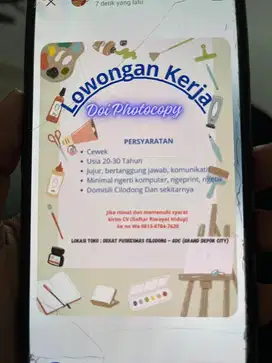Jaga toko potokopi