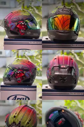 Arai Rx7 Rusel inc 2 visor& spoiler