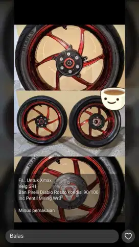 Velg SR1 xmax mulus